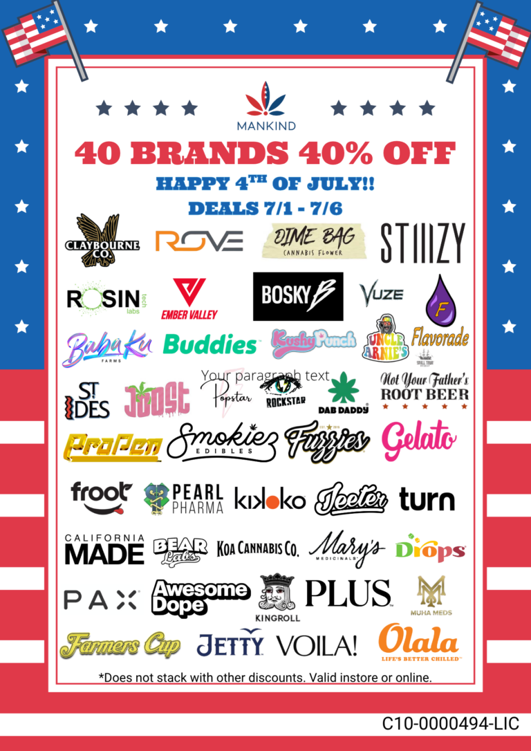 40% OFF - 4TH JULY