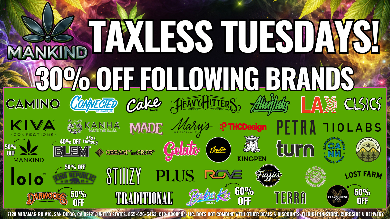 TAXLESS TUESDAY